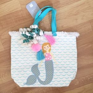 Sweet Mermaid Children's Beach Bag Tote NWT